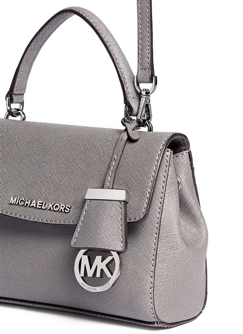 michael kors grey crossbody bag.